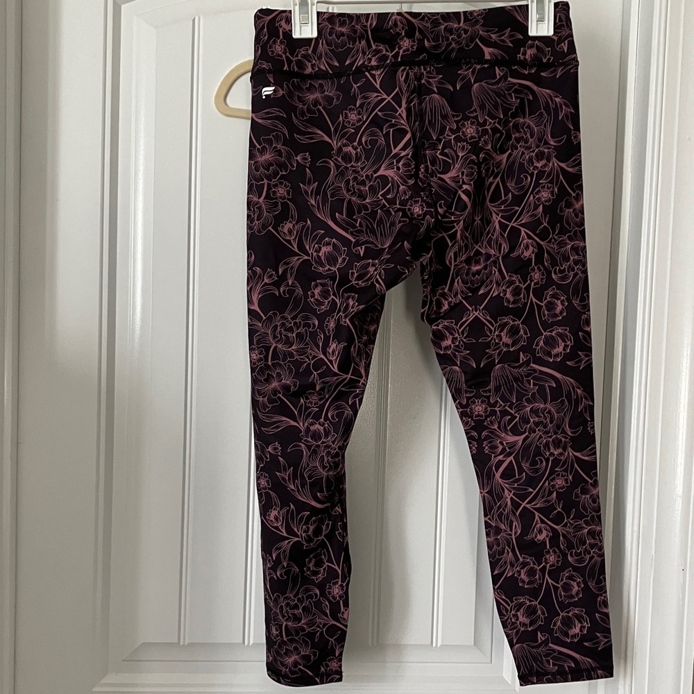 Fabletics Brown and Pink Salar Capri Leggings - Picture 6 of 6